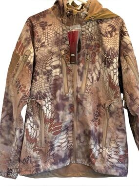 Kryptek Softshell Jacket NWT NEW Size Large Dalibor II Camo Hunting